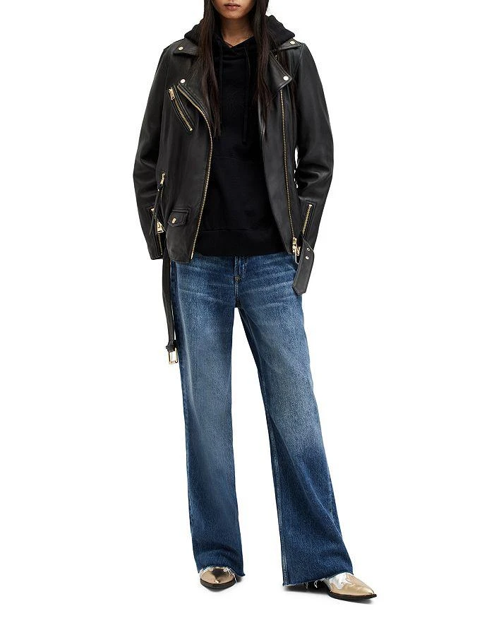 商品ALL SAINTS|Billie Leather Biker Jacket,价格¥3434,第3张图片详细描述