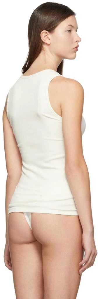 商品SKIMS|Off-White Cotton Boyfriend Tank,价格¥127,第3张图片详细描述