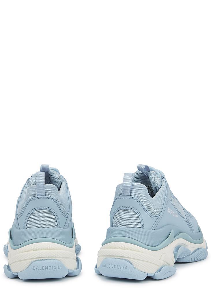 商品Balenciaga|Triple S blue mesh and leather sneakers,价格¥6143,第5张图片详细描述