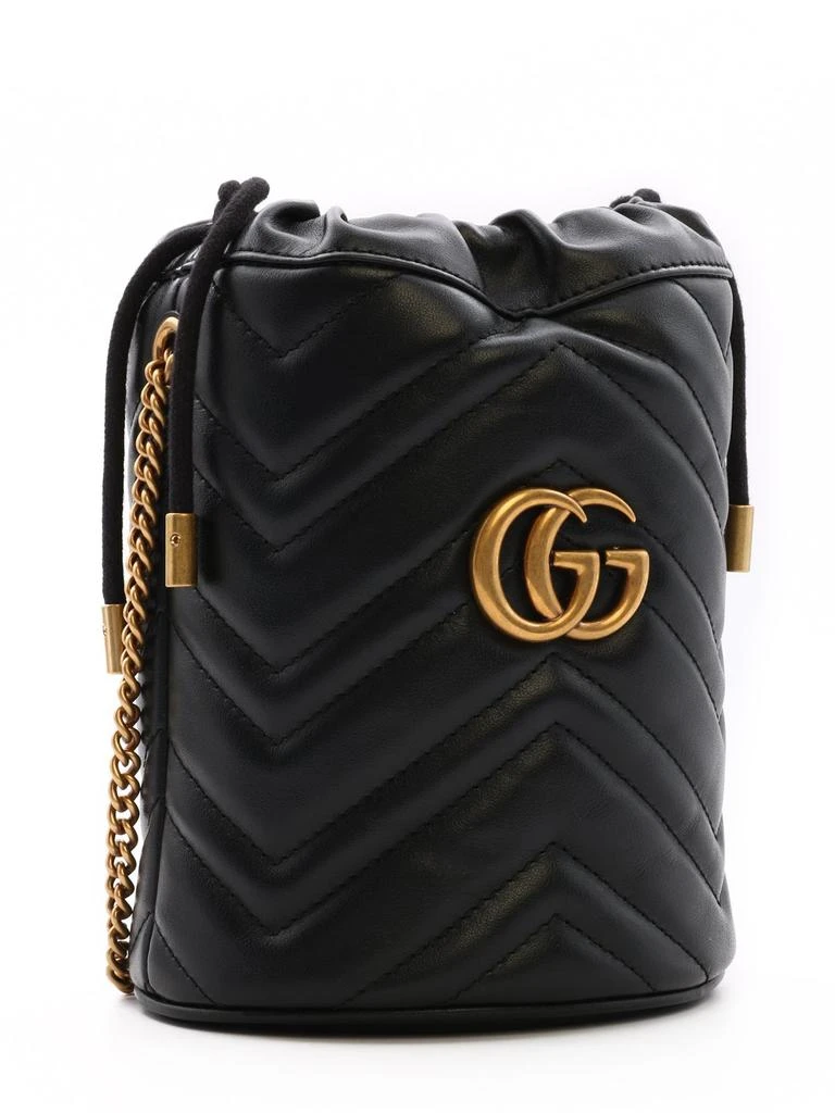 商品Gucci|Gucci GG Marmont Mini Quilted Bucket Bag,价格¥10069,第1张图片