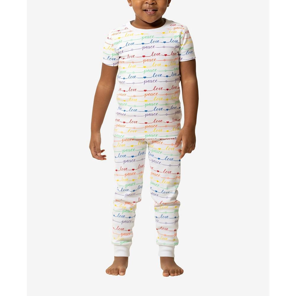 商品Pajamas for Peace|Peace and Love Baby Boys and Girls 2-Piece Pajama Set,价格¥199,第1张图片