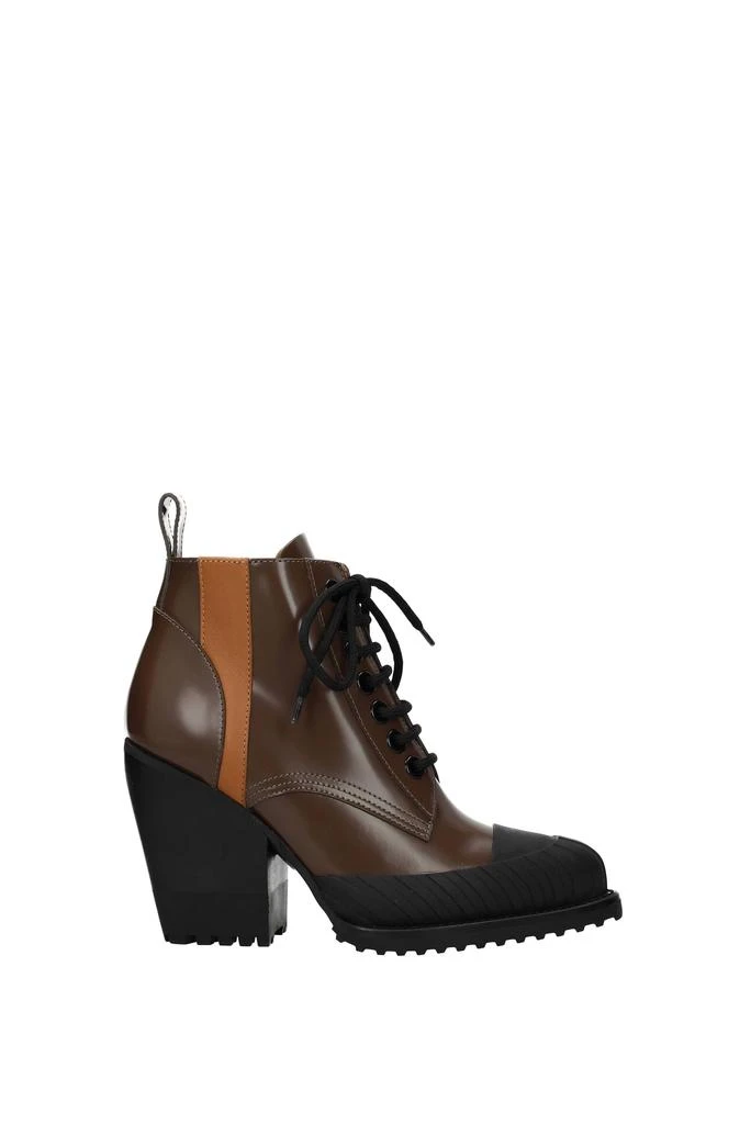 商品Chloé|Ankle boots Leather Brown,价格¥3944,第1张图片