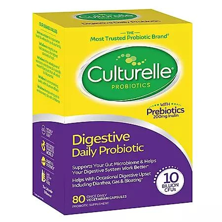 商品Culturelle|Culturelle Digestive Daily Probiotics Capsules, 80 ct.,价格¥200,第4张图片详细描述