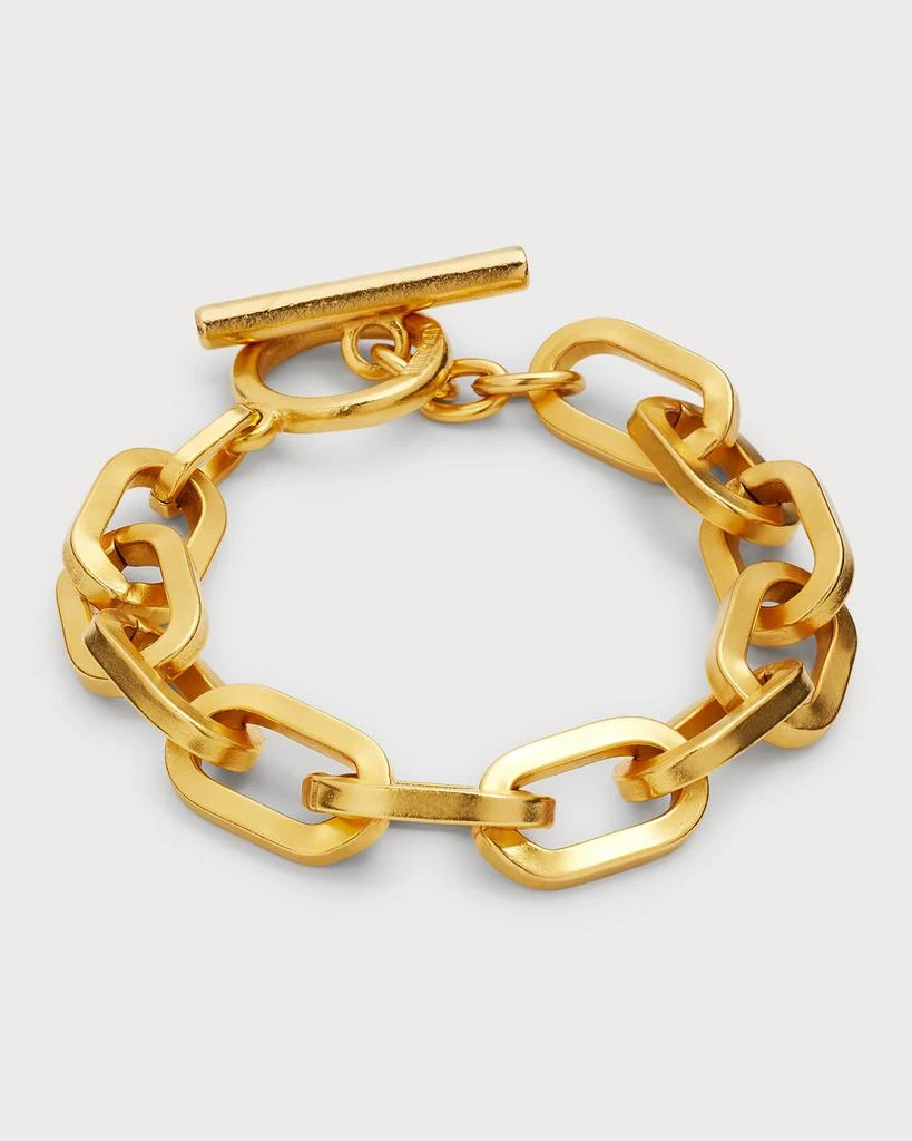 商品BEN-AMUN|24k Gold Electroplate Oval Link Chain Bracelet,价格¥742,第3张图片详细描述