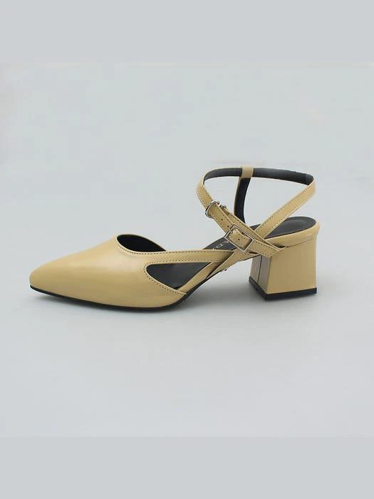 商品KERRIJADE|Teapot Slingback_Butter,价格¥1518,第5张图片详细描述