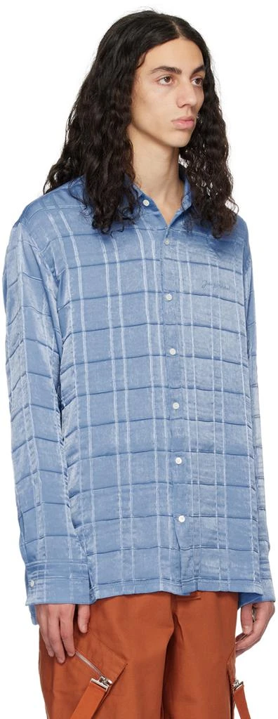 商品Jacquemus|Blue Le Papier 'La Chemise Tombolo' Shirt,价格¥1834,第2张图片详细描述