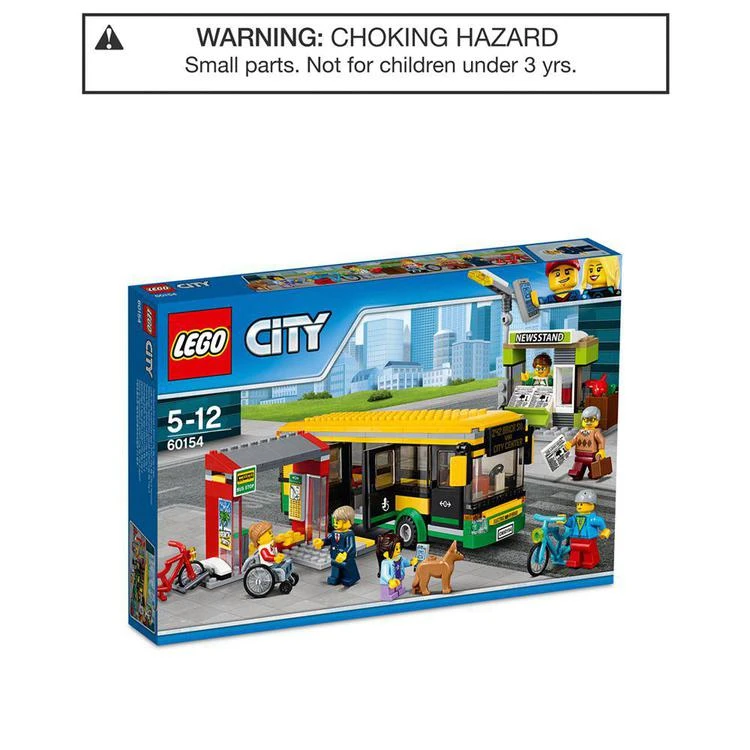 商品LEGO|City 337-Pc. Town Bus Station Set,价格¥373,第1张图片