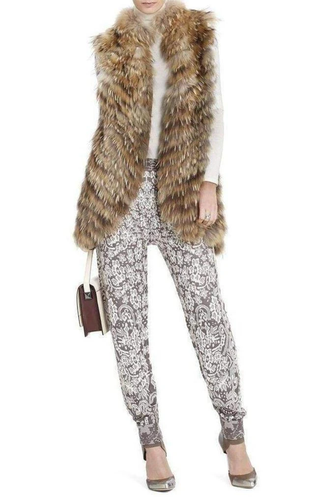 商品BCBG|Alder Relief Jacquard Lace Silk Blend Sweat pant,价格¥1306,第2张图片详细描述