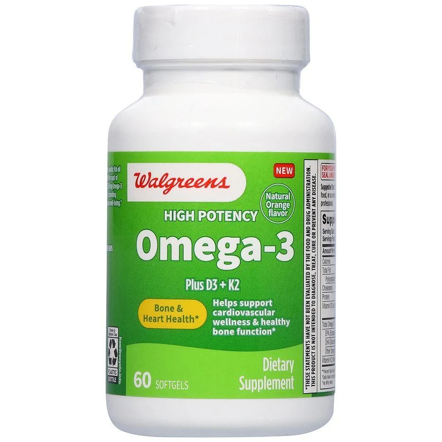 Omega-3 Plus D3 + K2 Softgels 商品