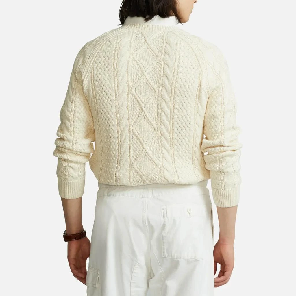 商品Ralph Lauren|Polo Ralph Lauren Men's Roving Cotton Jumper - Andover Cream,价格¥731,第2张图片详细描述
