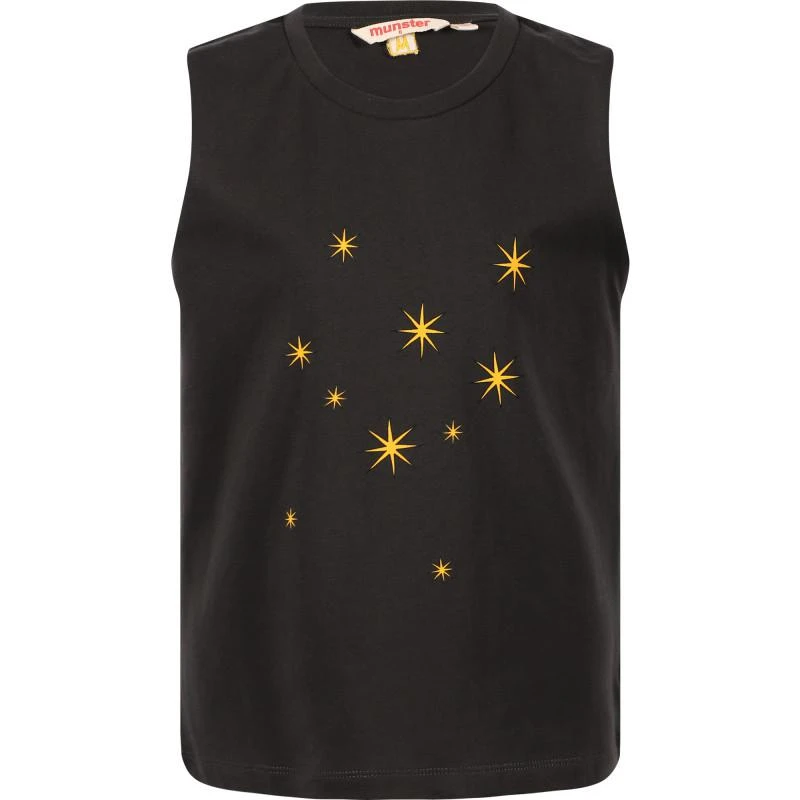 商品Munster|Stars print sleeveless top in black,价格¥295,第1张图片