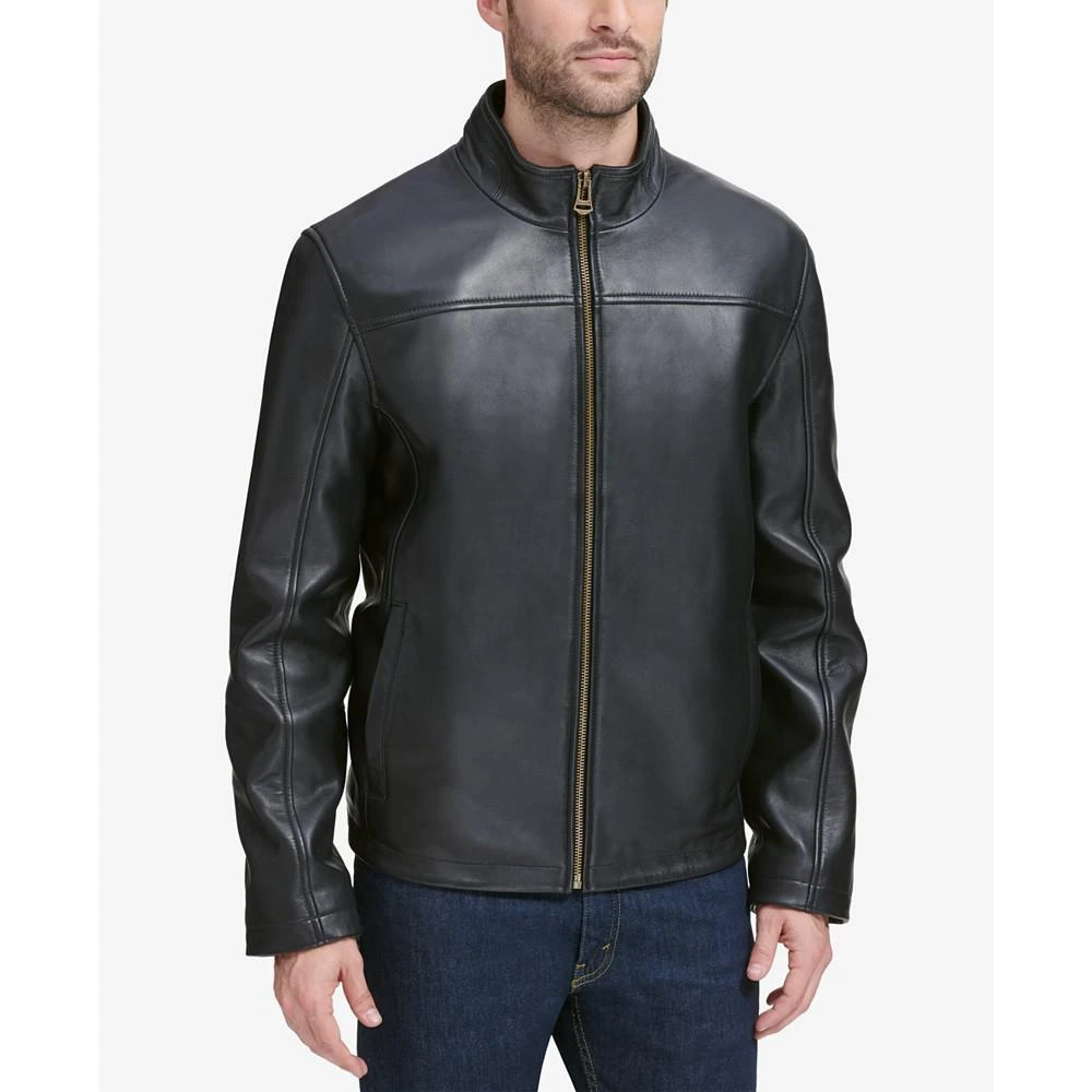 商品Cole Haan|Men's Smooth Leather Jacket, Created for Macy's,价格¥1798,第3张图片详细描述