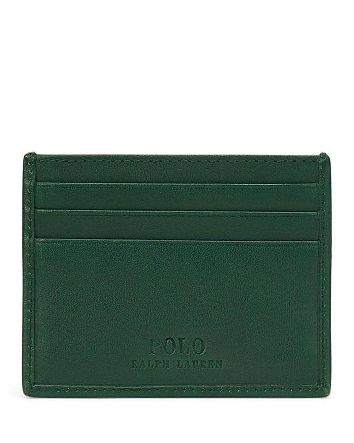 商品Ralph Lauren|Leather Polo Bear Card Case,价格¥519,第2张图片详细描述