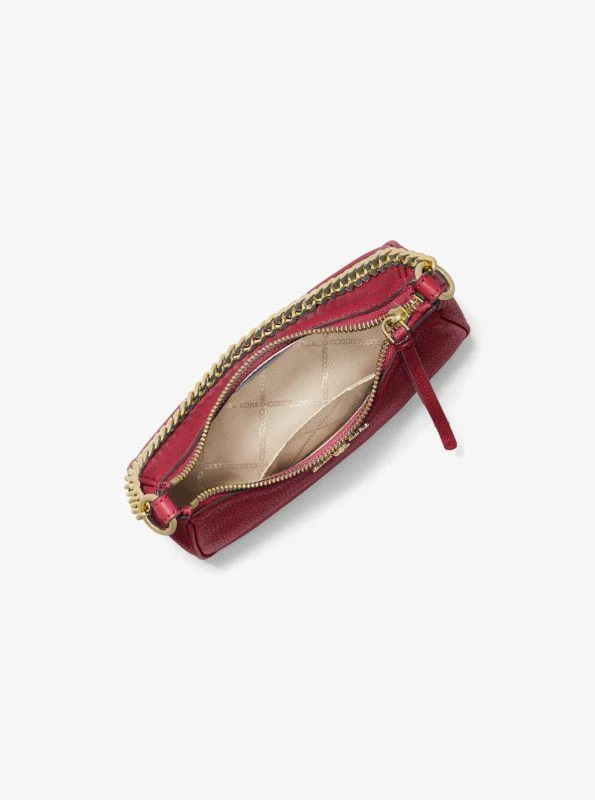 商品Michael Kors|Jet Set Charm Small Pebbled Leather Pochette,价格¥603,第2张图片详细描述