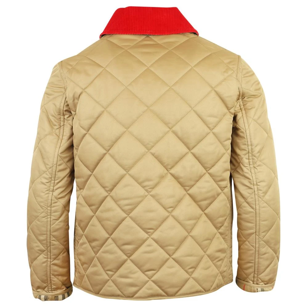 商品Burberry|Archive Beige Quilted Daley Jacket,价格¥3101,第4张图片详细描述