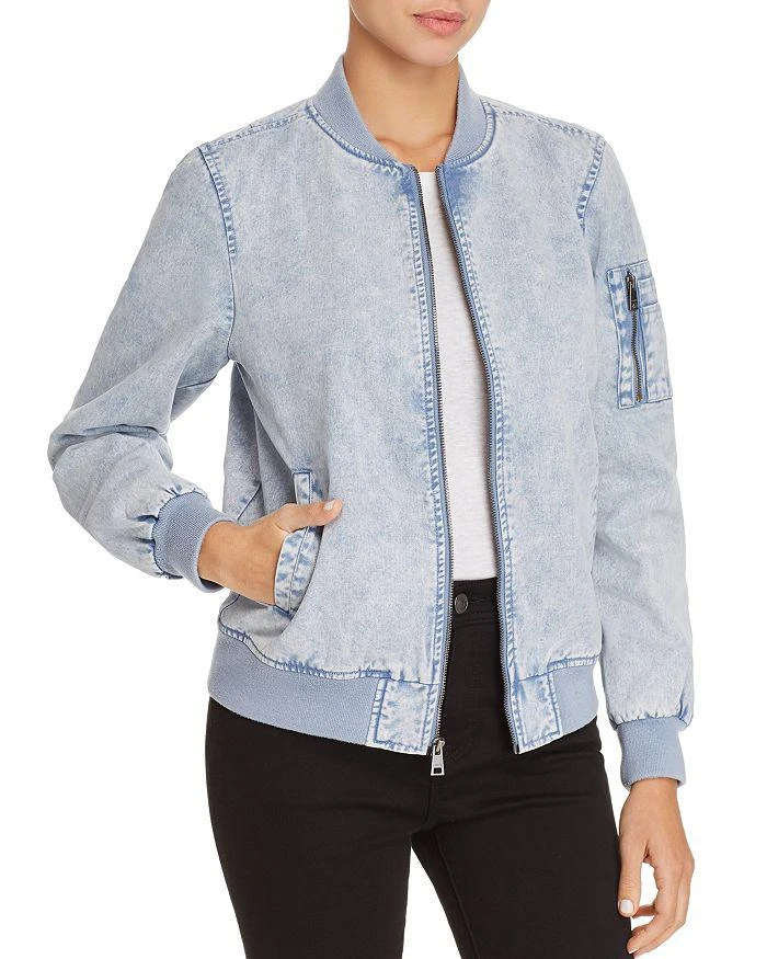 商品Levi's|Acid Wash Denim Bomber Jacket,价格¥1114,第1张图片