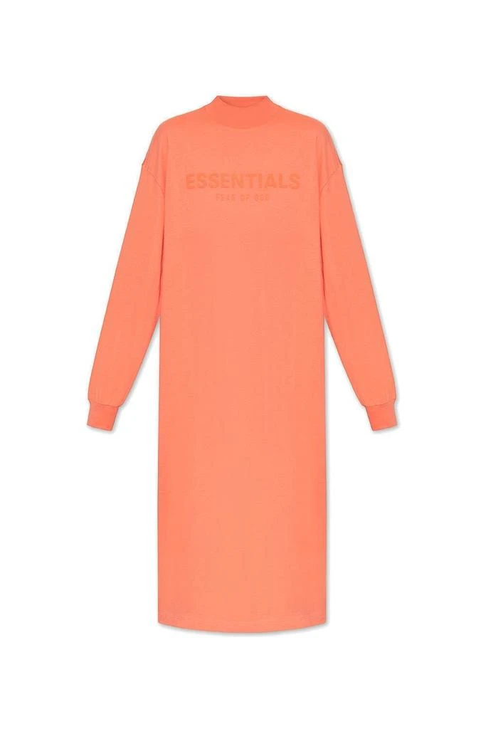 商品Essentials|Fear Of God Essentials Logo Printed Long-Sleeved Dress,价格¥453,第1张图片