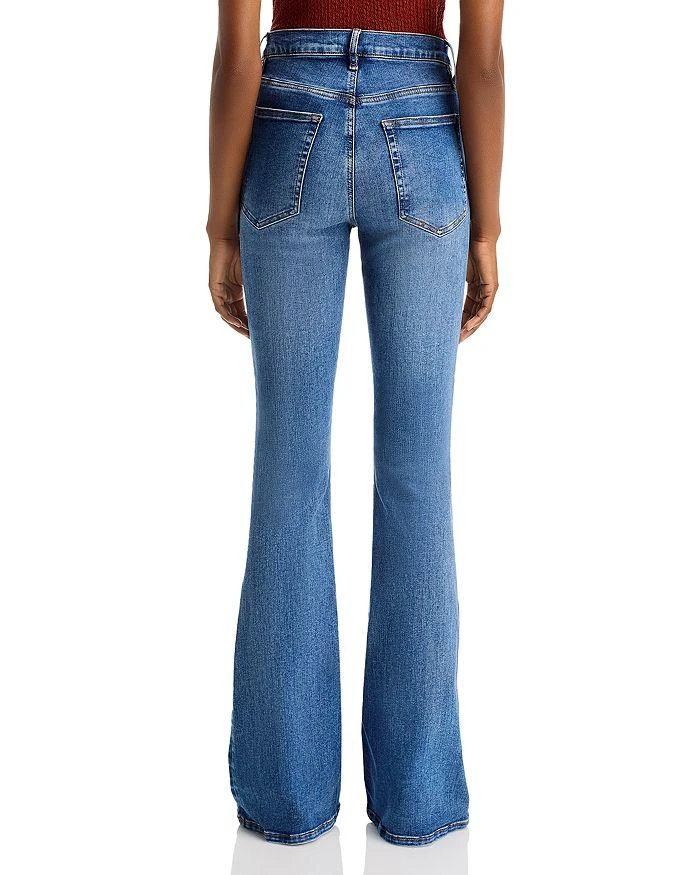商品FRAME|High Rise Flared Jeans in Mermaid,价格¥1397,第3张图片详细描述
