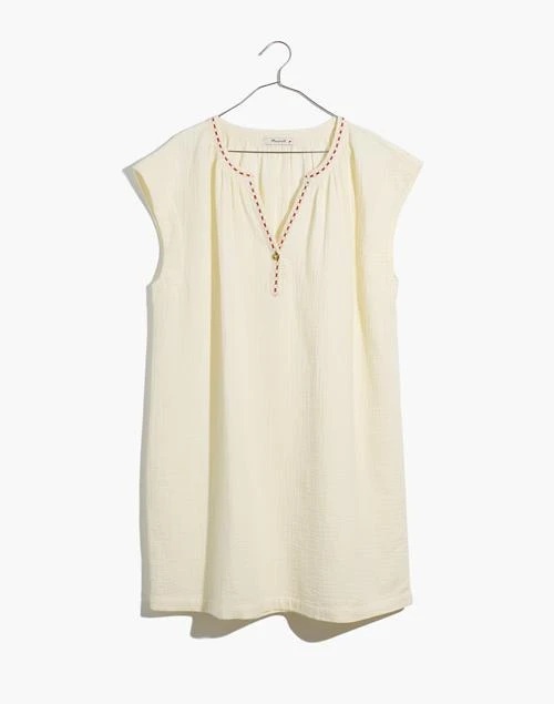 商品Madewell|Embroidered Lightestspun Cover-Up Tunic,价格¥318,第1张图片详细描述