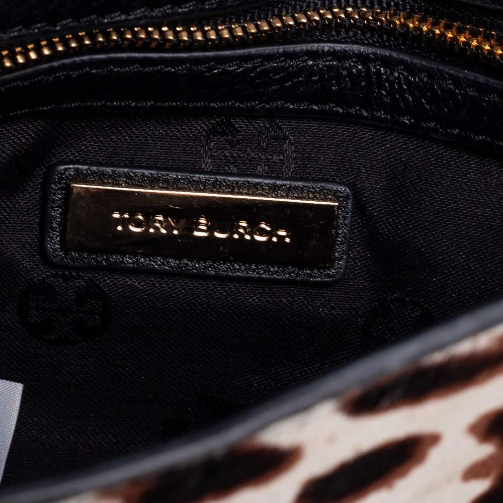 Tory Burch Brown/Black Pony Hair/Leather Kira Envelope Flap Chain Bag 商品
