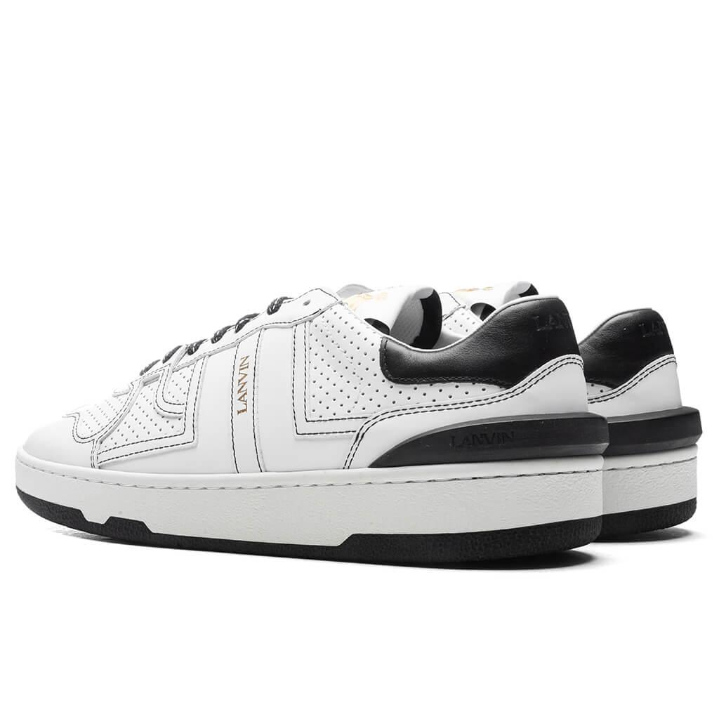 Lanvin Clay Low Top Sneakers - White/Black商品第3张图片规格展示