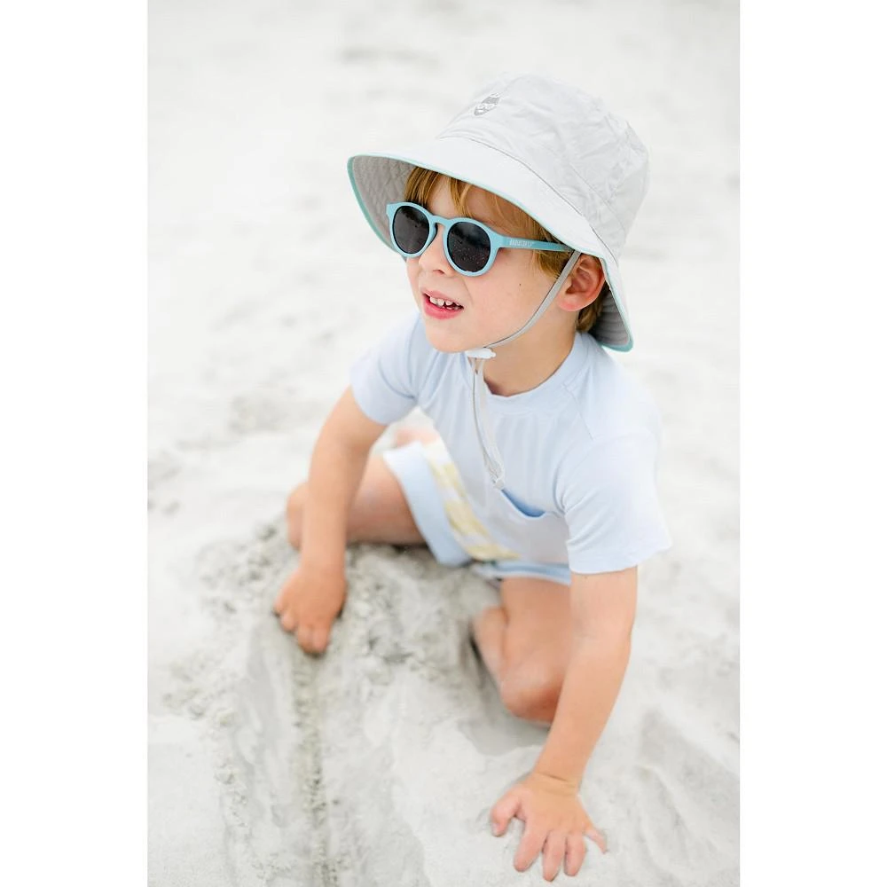 商品Babiators|Grey Sun Hat With Aqua Trim,价格¥195,第3张图片详细描述