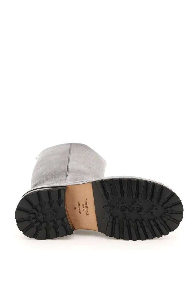 商品Thom Browne|TUBULAR BOOTS IN PEBBLE GRAIN LEATHER,价格¥6419,第5张图片详细描述