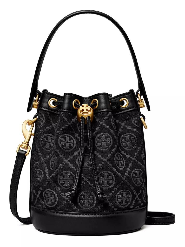 商品Tory Burch|Mini T Monogram Bucket Bag,价格¥2766,第1张图片