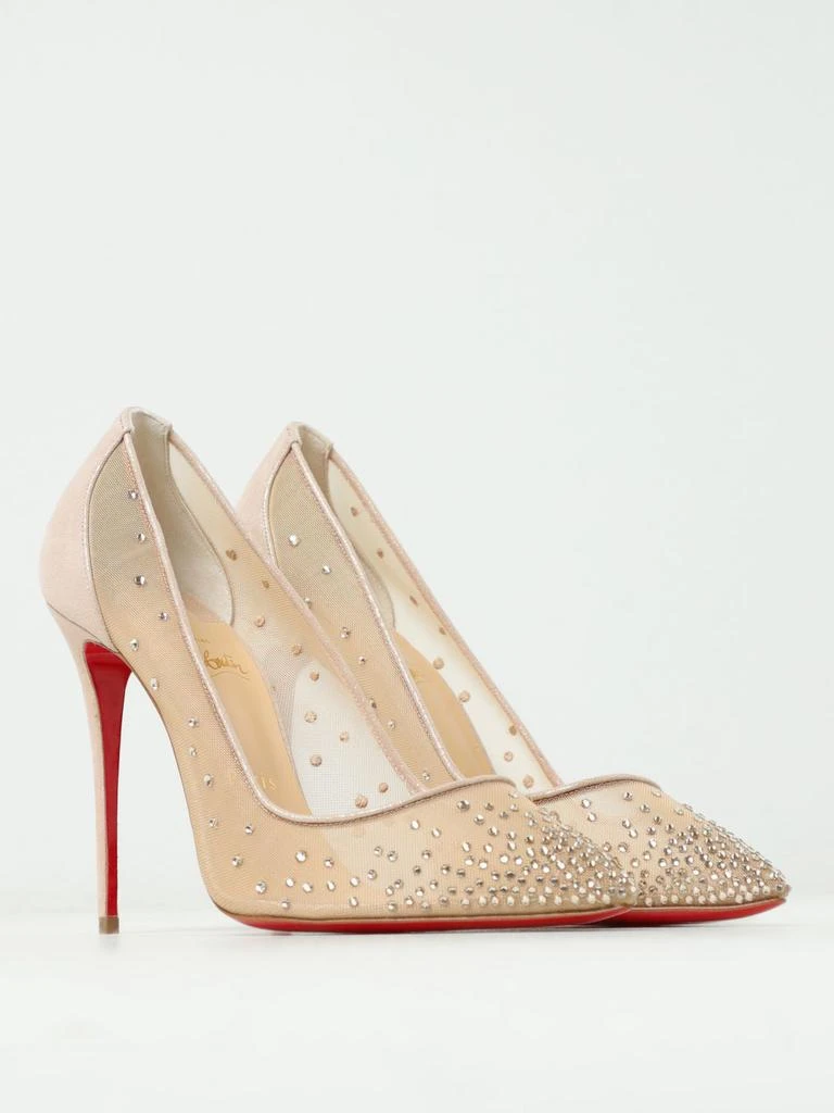 商品Christian Louboutin|Christian Louboutin Follies Strass pumps in mesh and suede with rhinestones,价格¥8881,第2张图片详细描述