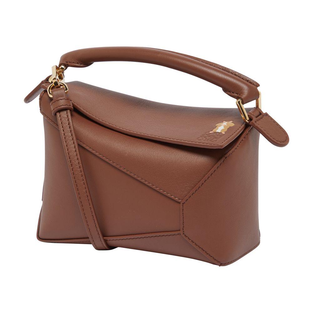 Shop x Suna Fujita - Hamster Puzzle Edge classic calf leather mini