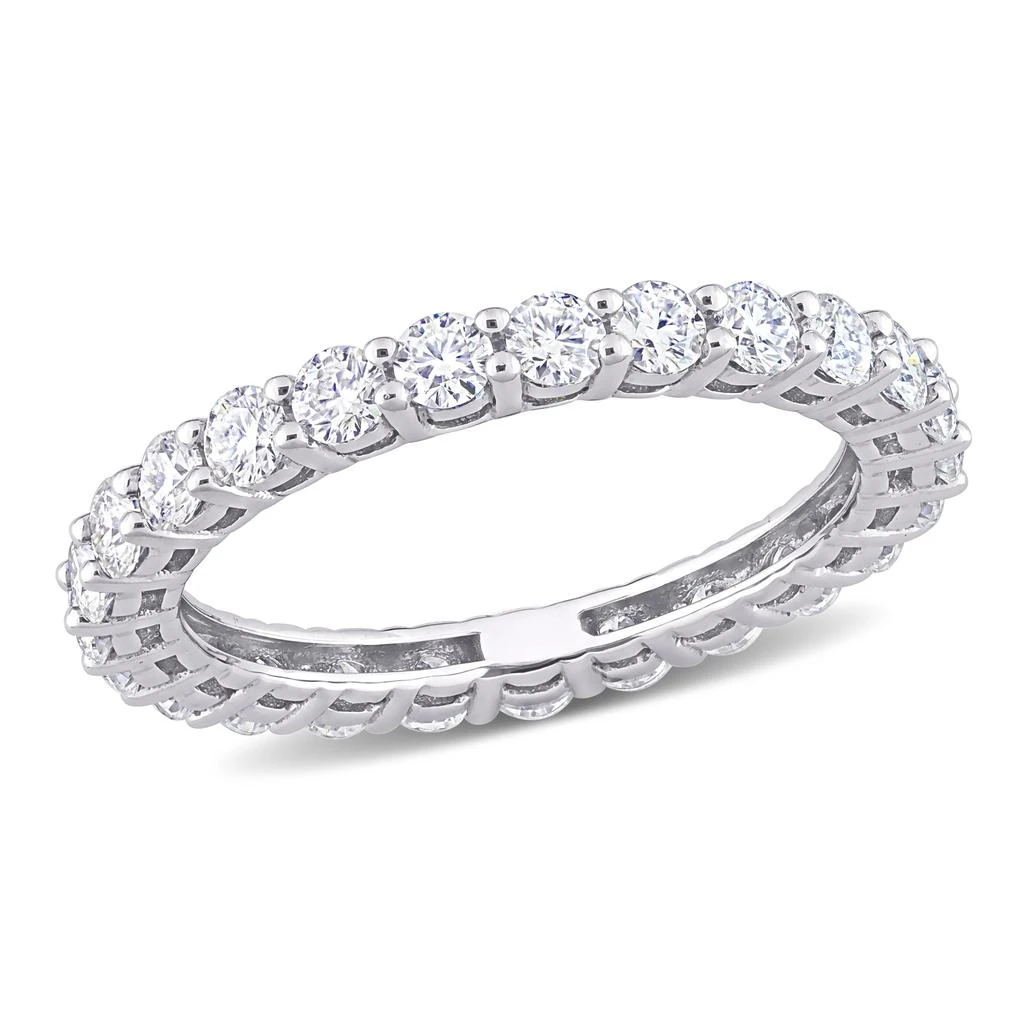 商品Mimi & Max|1 1/2ct DEW Created Moissanite Eternity Ring in 10k White Gold,价格¥2674,第1张图片