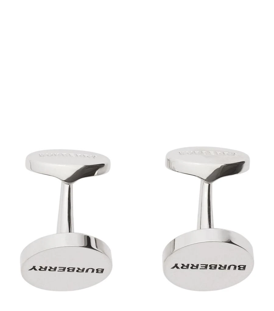 商品Burberry|Logo-Engraved Cufflinks,价格¥1944,第2张图片详细描述