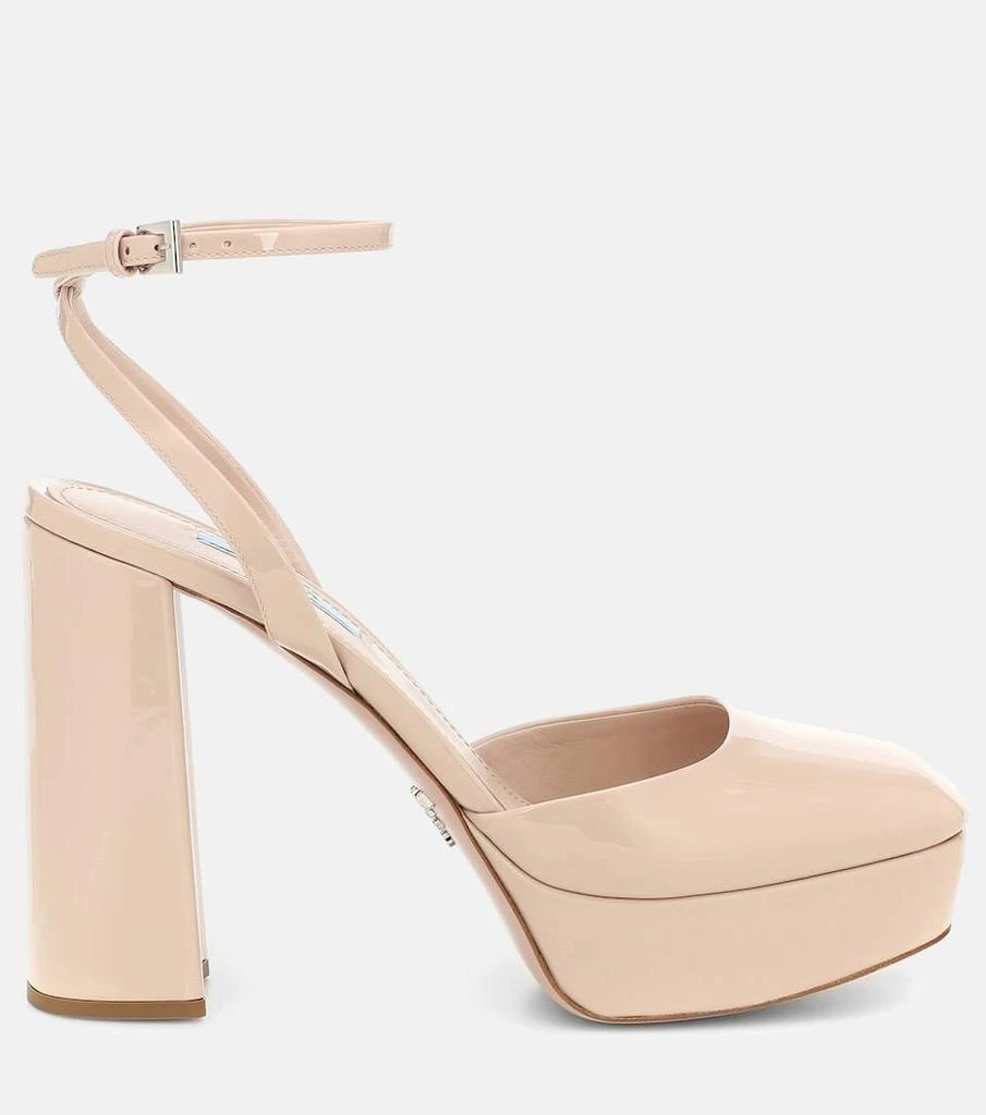 商品Prada|Patent leather platform pumps,价格¥6527,第4张图片详细描述