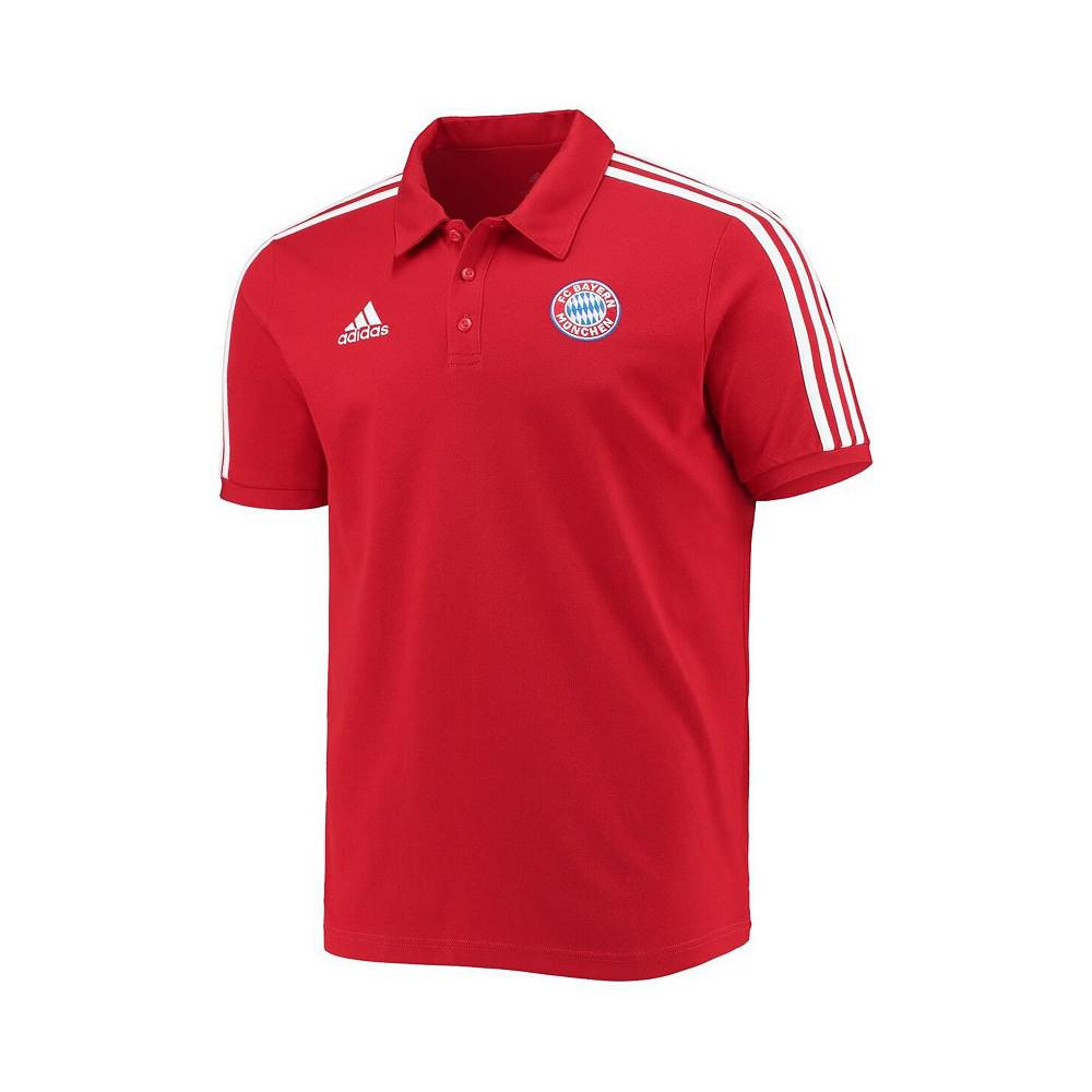 Men's Red Bayern Munich 3 Stripes Primegreen Polo商品第3张图片规格展示