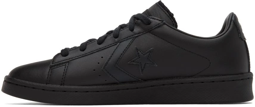 商品Converse|Black Pro Leather OX Sneakers,价格¥142,第3张图片详细描述