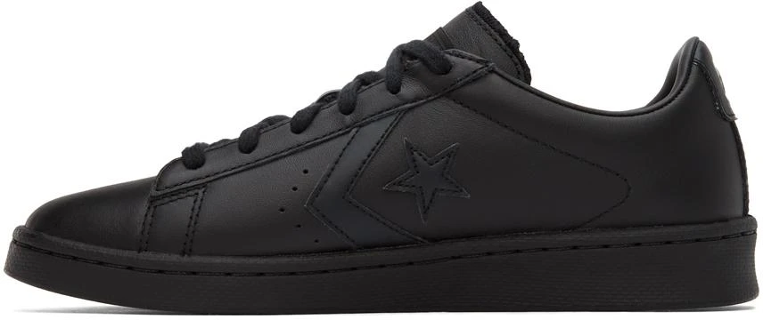 商品Converse|Black Pro Leather OX Sneakers,价格¥148,第3张图片详细描述