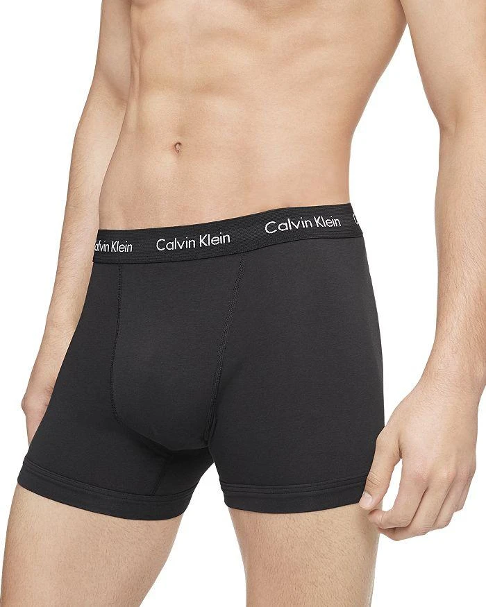 商品Calvin Klein|Cotton Stretch Moisture Wicking Boxer Briefs, Pack of 3,价格¥356,第2张图片详细描述