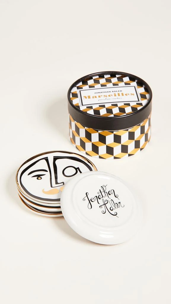 商品Jonathan Adler|Jonathan Adler Marseilles 杯垫,价格¥514,第2张图片详细描述