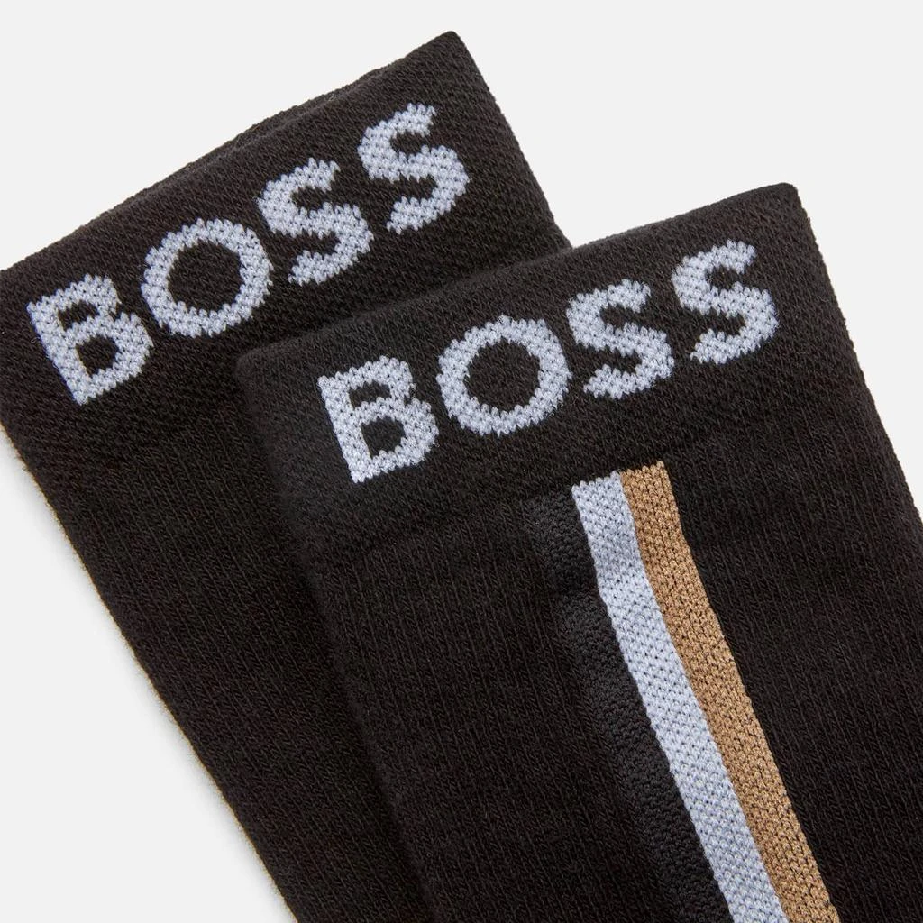 商品Hugo Boss|BOSS Bodywear Iconic Ribbed Cotton-Blend Socks,价格¥119,第2张图片详细描述