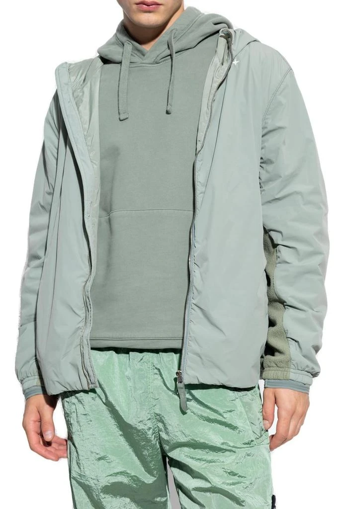 商品Stone Island|Stone Island Panelled Zip-Up Hooded Jacket,价格¥2619,第2张图片详细描述