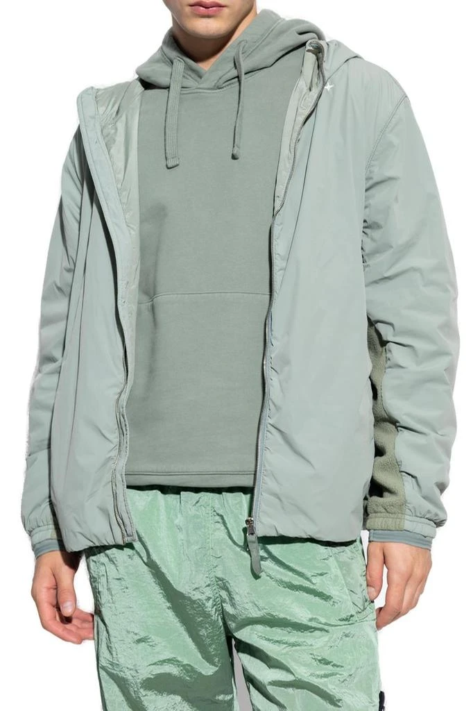 商品Stone Island|Stone Island Panelled Zip-Up Hooded Jacket,价格¥2666,第2张图片详细描述