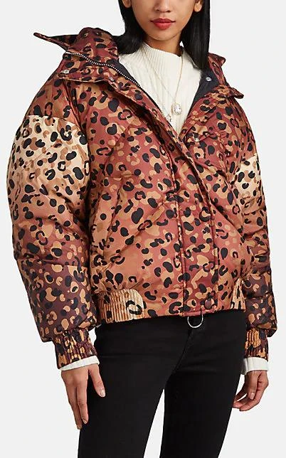 商品IENKI IENKI|Dunlope Leopard-Print Down Puffer Jacket,价格¥5575,第4张图片详细描述