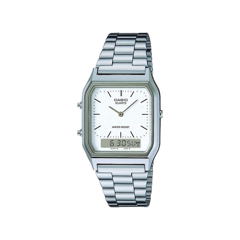 商品Casio|Mens Casio Classic Alarm Chronograph Watch AQ-230A-7DMQYES 卡西欧手表,价格¥336,第1张图片