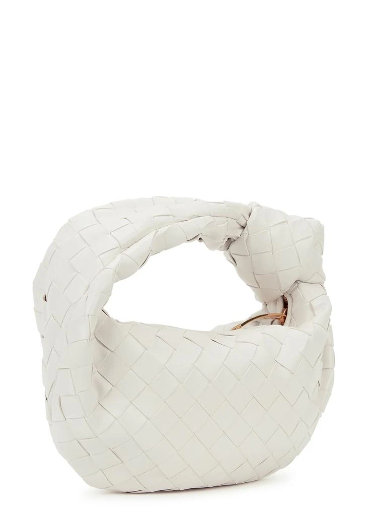 商品Bottega Veneta|Jodie Intrecciato mini white leather top handle bag,价格¥21227,第2张图片详细描述