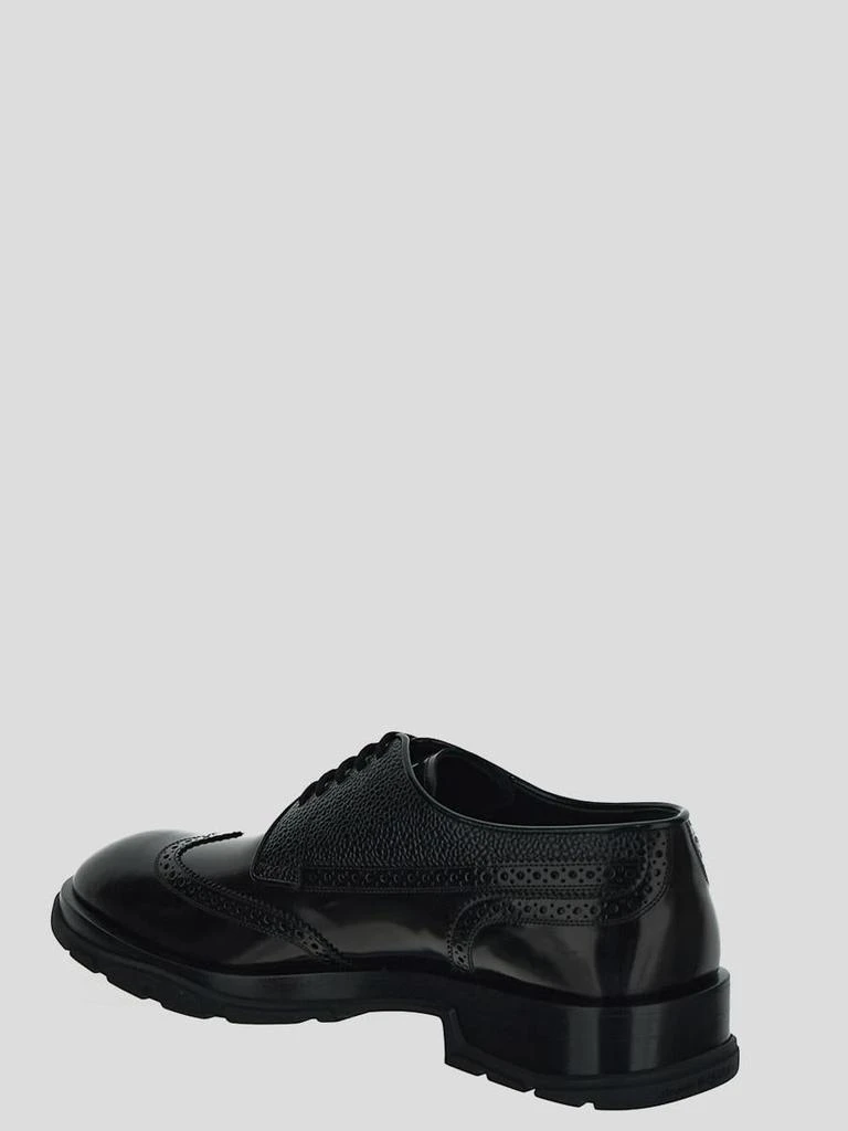 商品Alexander McQueen|Alexander Mcqueen Textured Derby Shoes,价格¥9238,第3张图片详细描述