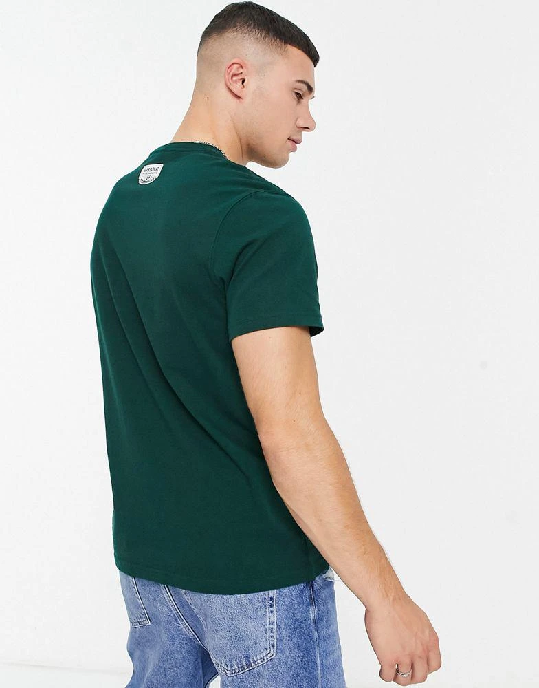 商品Barbour|Barbour International A722 print t-shirt in green,价格¥235,第3张图片详细描述