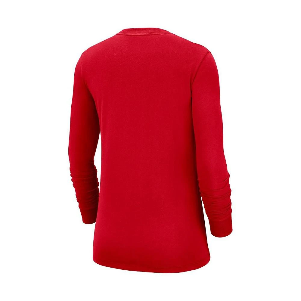 商品NIKE|Women's Red U.S. Paralympics Logo Performance Long Sleeve T-shirt,价格¥226,第4张图片详细描述