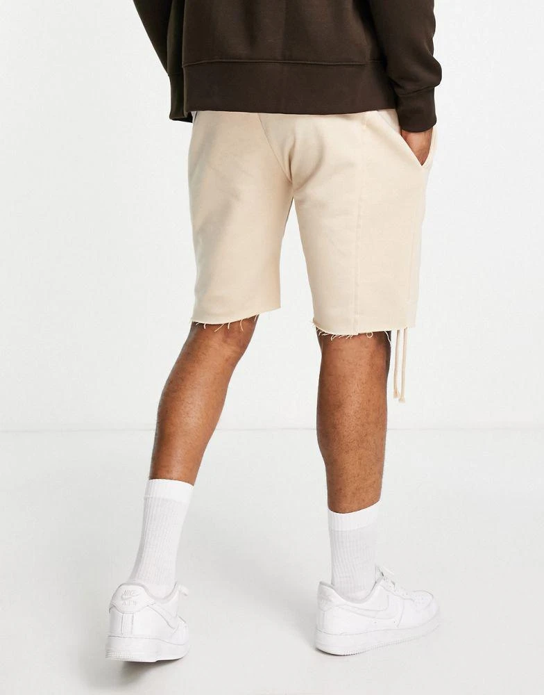 商品American Stitch|American Stitch co-ord jersey shorts in beige,价格¥244,第3张图片详细描述