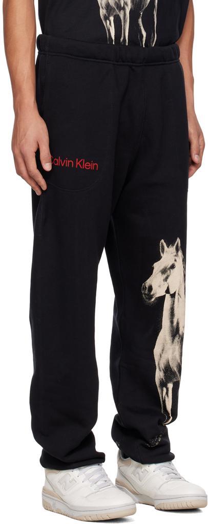 商品Calvin Klein|Black 'Dark Horse' Lounge Pants,价格¥634,第4张图片详细描述