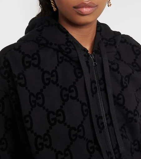 商品Gucci|GG棉质抓绒帽衫,价格¥16208,第4张图片详细描述